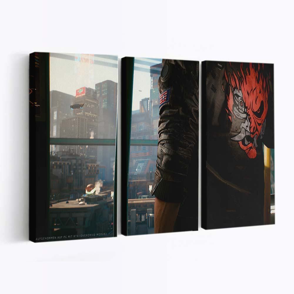 cyberpunk 2077 samurai 4k bn